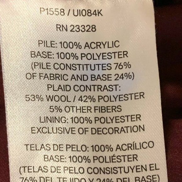 Pendleton Women's‎ Full Zip Teddy Bear Fleece Long Sleeve Jacket Size M - Picture 9 of 12